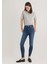 Kadın Serenay Mavi Gold Shape Jean Pantolon 100980-33687 7
