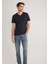 Stretch V Yaka Lacivert Basic Tişört 061748-17588 10