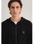 Logolu Kapüşonlu Fermuarlı Siyah Sweatshirt 066979-900 14