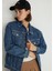 Karla 90lar Koyu Mavi Jean Ceket 110154-30105 18