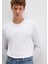 Uzun Kollu Beyaz Basic Tişört 062477-23248 14