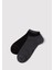 2li Gri Siyah Patik Çorap 090273-15903 7