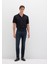 Jake Mavi Black Puslu Gece Mavisi Jean Pantolon 0042227245 7