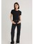 Stretch Siyah Basic Tişört 162767-900 14