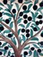 Zeytin Ağacı Desenli 30CM Iznik Çini Tabak 2