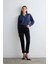 Tencel Denim Slim Pantolon - Lacivert 1