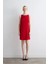 Krep Jile Elbise - Kırmızı 1