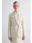 Tüvit Blazer Ceket - Ekru 1