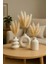 Dekoratif 5li Set Mum Çizgili Vazo Tealight Mumluk ve Oda Kokusu Seti 3