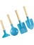 4pieces Çocuk Kürek Plaj ve Bahçe Maceraları Için Set Ergonomik Sap Kum Oyun Oyuncak Dış Mekan Aktivitesi Için L8RBCOLOR: Pınk (Yurt Dışından) 1