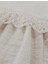 Dantel Detaylı %100 Pamuk Müslin Kumaş Bebek ve Çocuk Kız Ikili Takım 4