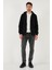 Regular Fit Kapüşonlu Fermuarlı İçi Tüylü Yumuşak Şardonlu Kışlık Sweat Erkek SWEAT 5905340 7