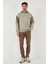 Pamuklu Relaxed Fit Kapüşonlu İçi Tüylü Yumuşak Şardonlu Sweat Erkek SWEAT 5905299 7