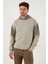 Pamuklu Relaxed Fit Kapüşonlu İçi Tüylü Yumuşak Şardonlu Sweat Erkek SWEAT 5905299 10