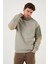 Pamuklu Relaxed Fit Kapüşonlu İçi Tüylü Yumuşak Şardonlu Sweat Erkek SWEAT 5905299 11