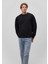 Erkek Siyah M0s10276-900 Bisiklet Yaka Sweatshirt 7
