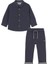 Erkek Bebek Takım – 1-4 Yaş, Lacivert Ceket ve Pantolon Seti, Düğmeli, Ceket Yakalı 1
