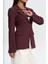 Anisah Belden Oturmalı Bordo Blazer 7
