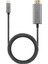 Fibratough 2m 4K 60 Hz Type-C To HDMI Kablo - Gri 1