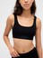 Kadın Siyah Organik Pamuk Stretch Gap Logo Bralet 6