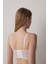 Kırık Beyaz Çiçekli Dantelli Push Up Gelin Crop Büstiyer 3