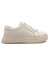 Luce Punto Hakiki Deri Kadın Bej Casual Sneaker Ayakkabı 2
