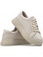 Luce Punto Hakiki Deri Kadın Bej Casual Sneaker Ayakkabı 6