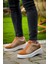 ZRN-007 Vizon Yüksek Taban Tek Bant Bağcıksız Günlük Comfort Erkek Sneaker 4