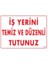 Temizlik Düzen Uyarı Levhası 25X35 KOD:1200 1