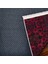 Bordo Bordürlü Modern Etnik Desenli Halı | Makinada Yıkanabilir | Hav Toz Vermez | Leke Tutmayaz | Kaymaz Taban | Dijital Makine Baskı | Salon Yolluk Mutfak Halısı 4