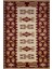 Bordo Bordürlü Modern Etnik Desenli Halı | Makinada Yıkanabilir | Hav Toz Vermez | Leke Tutmayaz | Kaymaz Taban | Dijital Makine Baskı | Salon Yolluk Mutfak Halısı 1