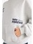 Overshirt Fit Kapüşonlu Sırt Baskılı Kalın Sweatshirt G0960AX25AU 5