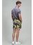 Nice Erkek Deniz Şortu Mor 11