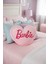 Barbie Lisanslı Kalp Şekilli Peluş Yastık 2