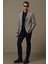 Gabrıel Spor Erkek Blazer Ceket Slim Fit Kahverengi 10