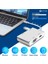 4\'ü 1 Arada Macbook Pc Projektör Hdtv Uyumlu Usb-C USB VGA DVI HDMI Dönüştürücü Adaptör 1