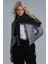 Mary Kaz Tüyü Kadın Mont Siyah 10