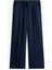 Sateen Tıe Rlxd Straıght Pants Kadın Mavi Pantolon - WW0WW47171 3