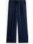 Sateen Tıe Rlxd Straıght Pants Kadın Mavi Pantolon - WW0WW47171 4