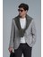 Dany Spor Erkek Blazer Ceket Slim Fit Gri 6