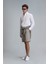 Andre Spor Erkek Chino Şort Slim Fit Bej 9