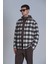 Fresher Erkek Basic Gömlek Slim Fit Kahverengi 10