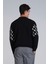 Rose Erkek Sweatshirt Siyah 11