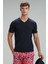 Tuna Modern Grafik T- Shirt Siyah 6
