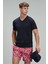 Tuna Modern Grafik T- Shirt Siyah 8