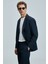Piel Spor Erkek Blazer Ceket Slim Fit Lacivert 11