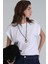 Clara Kadın T- Shırt Regular Fit Beyaz 9