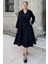 Kadın Trenç Kumaş Ceket Elbise Ikili Takım P-00018250 1