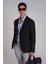 Dor Spor Erkek Blazer Ceket Slim Fit Siyah 8