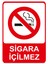 Sigara Içilmez Isg Uyarı Levhası 1
